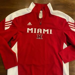 Adidas Miami University Ohio Pullover Jacket S